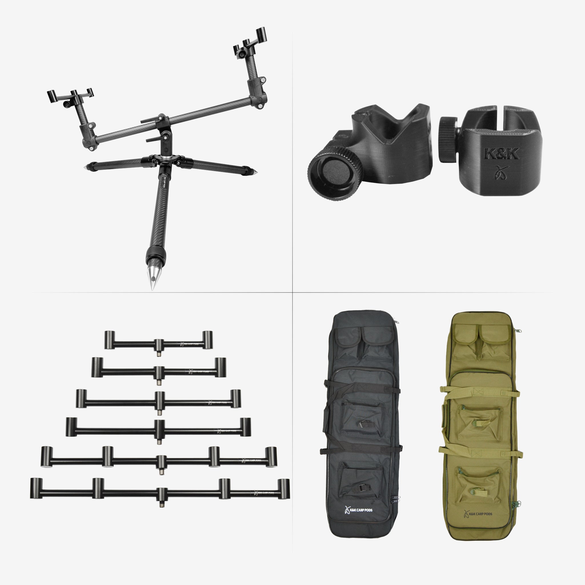 Stalker Rod Pod Bundles – K&K Carp Pods